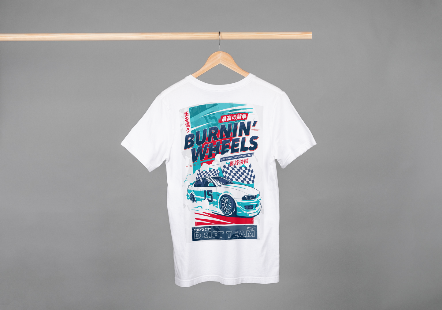 Burnin wheels T-Shirt - Yayaati